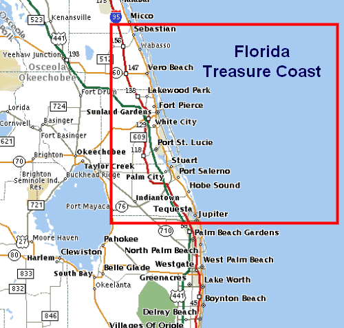Treasure Coast Map
