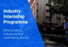 Industry Internship Programme Directorate of Industries and Commerce, Kerala