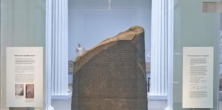 osetta Stone Discovery Day: Unearthed in 1799, it unlocked ancient Egyptian secrets and led to deciphering hieroglyphs. A monumental breakthrough in linguistics and Egyptology.